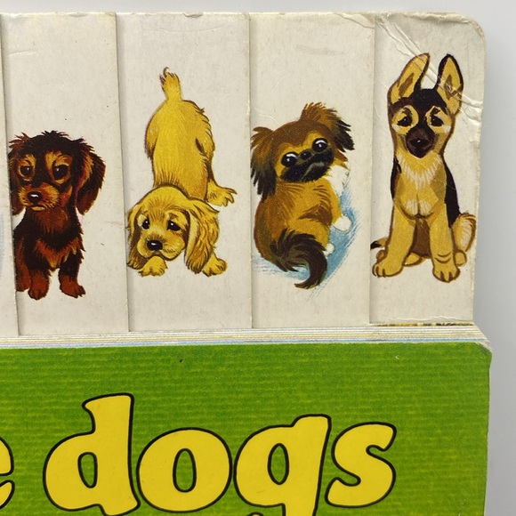 Vintage Ten Little Dogs Hardboard Children’s Book 1979 Brimax English Edition - Picture 4 of 13